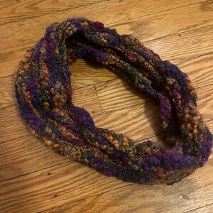 Hand knit scarf